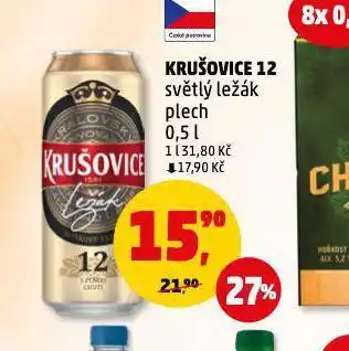Penny Market Pivo krušovice 12 nabídka