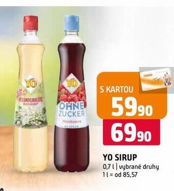 Terno Yo sirup nabídka