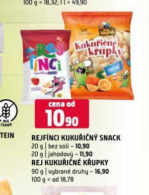 Terno Rej kukuřičné křupky nabídka