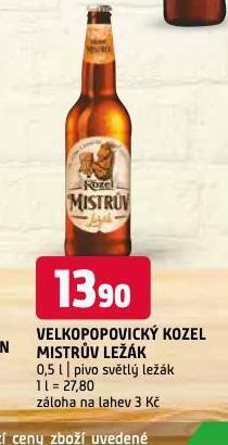 Terno Velkopopovický kozel mistrův ležák nabídka