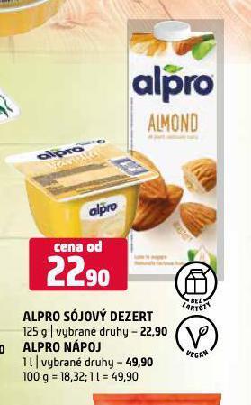 Terno Alpro nápoj nabídka