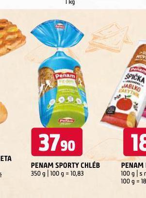 Terno Penam sporty chléb nabídka