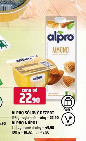 Terno Alpro sójový dezert nabídka