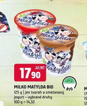 Terno Milko matylda bio nabídka