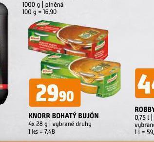 Terno Knorr bohatý bujón nabídka
