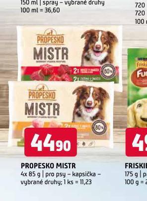 Terno Propesko mistr kapsičky pro psy nabídka