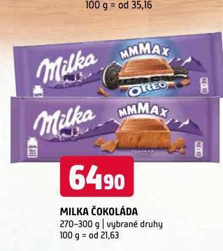 Terno Milka čokoláda nabídka