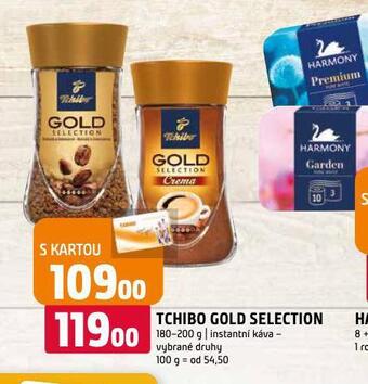 Terno Tchibo gold selection instantní káva nabídka