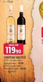 Terno Chateau valtice nabídka