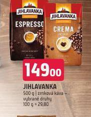 Terno Jihlavanka zrnková káva nabídka
