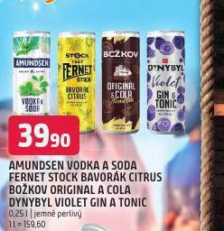 Terno Amundsen vodka a soda nabídka
