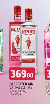 Terno Beefeater gin nabídka