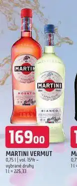 Terno Martini vermout nabídka