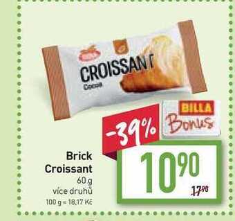 Billa Brick croissant 60 g nabídka