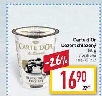 Billa Carte d'or dezert chlazený 140 g nabídka