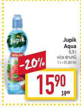 Billa Jupík aqua 0,5l nabídka