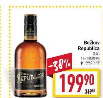 Billa Božkov republica 0,5l nabídka