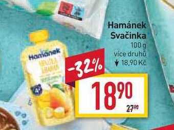 Billa Hamánek svačinka 100 g nabídka