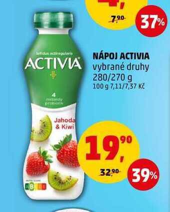 Penny Market Nápoj activia, 280 g nabídka