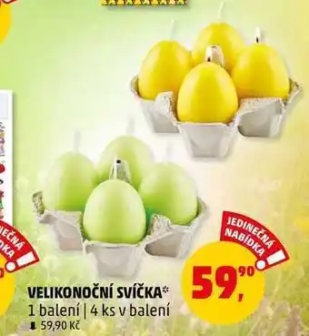 Penny Market Velikonoční svíčka, 4 ks nabídka