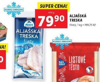 Lidl Aljašská treska nabídka
