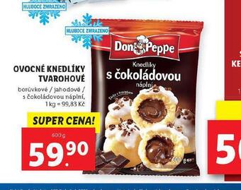 Lidl Ovocné knedlíky tvarohové nabídka