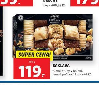 Lidl Baklava nabídka