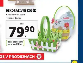 Lidl Dekorativní košík nabídka