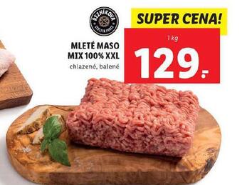 Lidl Mleté maso mix 100% xxl nabídka
