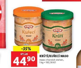Lidl Krůtí / kuřecí maso nabídka