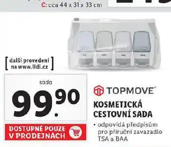 Lidl Kosmetická cestovní sada nabídka