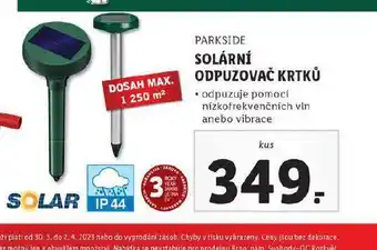Lidl Solární odpuzovač krtků nabídka