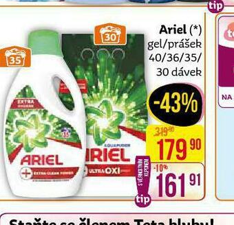 Teta Ariel prací prostředek nabídka