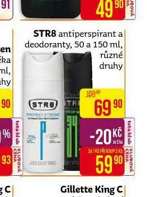Teta Str7 antiperspirant, deodorant nabídka