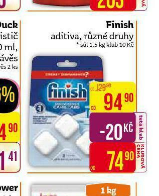 Teta Finish aditiva nabídka