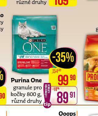 Teta Purina one granule pro kočky nabídka