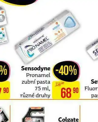 Teta Sensodyne pronamel whitenig zubní pasta nabídka