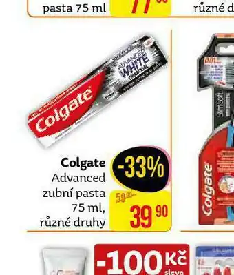 Teta Colgate advenced zubní pasta nabídka