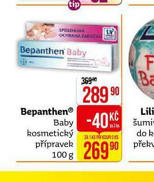 Teta Bepanthen baby kosmetický přípravek nabídka