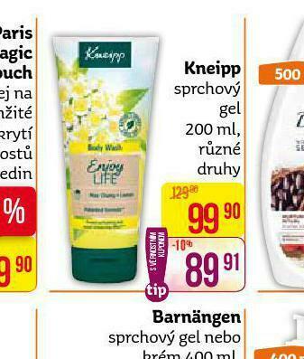 Teta Kneipp sprchový gel nabídka