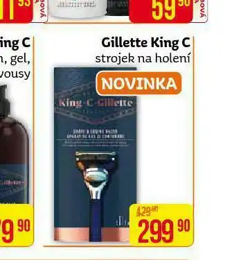 Teta Gillette king c strojek na holení nabídka