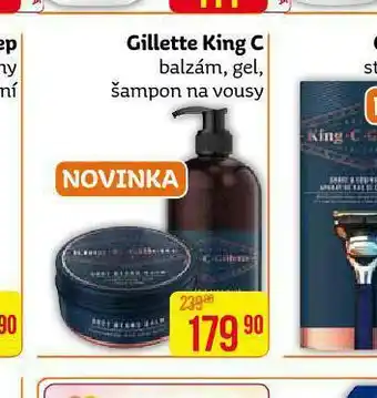 Teta Gillette king c balzám, gel, šampon na vousy nabídka
