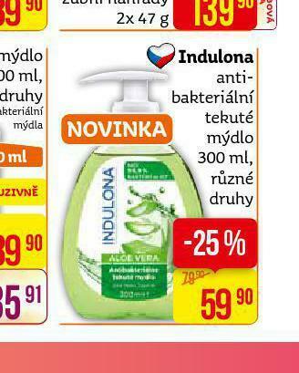 Teta Indulona antibakteriální tekuté mýdlo nabídka