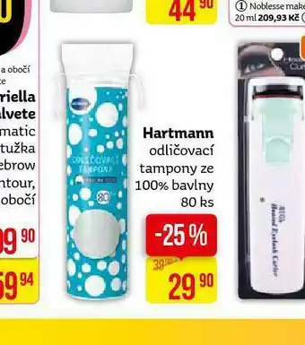 Teta Hartmann odličovací tampony nabídka