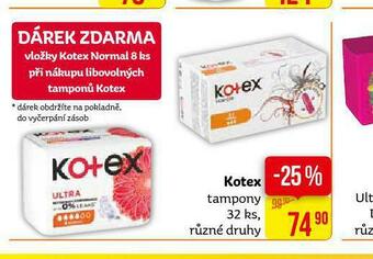 Teta Kotex tampony nabídka