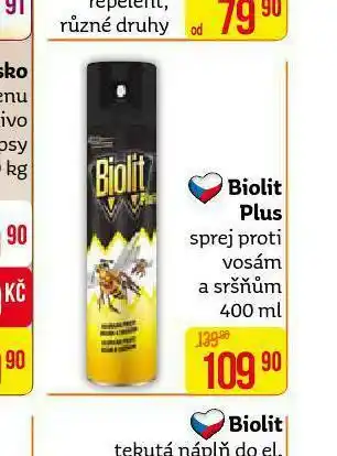Biolit plus sprej proti vosám a sršňům
