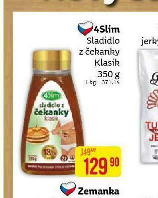 Teta 4slim sladidlo z čekanky klasik nabídka