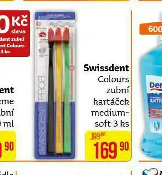 Teta Swissdent colours zubní kartáček nabídka