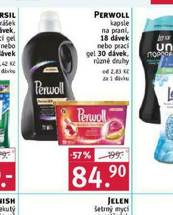 Rossmann Perwoll kapsle na praní nabídka