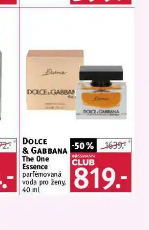 Dolce &amp; gabbana the one essence